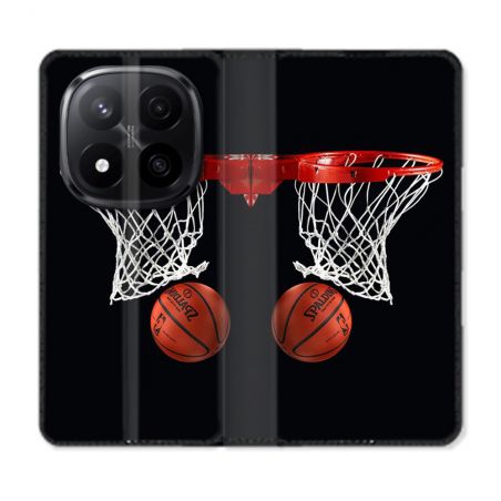 Housse Cuir Portefeuille Pour Xiaomi Redmi Note 14 PRO PLUS 5G Sport Basket Panier