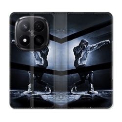 Housse Cuir Portefeuille Pour Xiaomi Redmi Note 14 PRO PLUS 5G Sport Boxe Poing