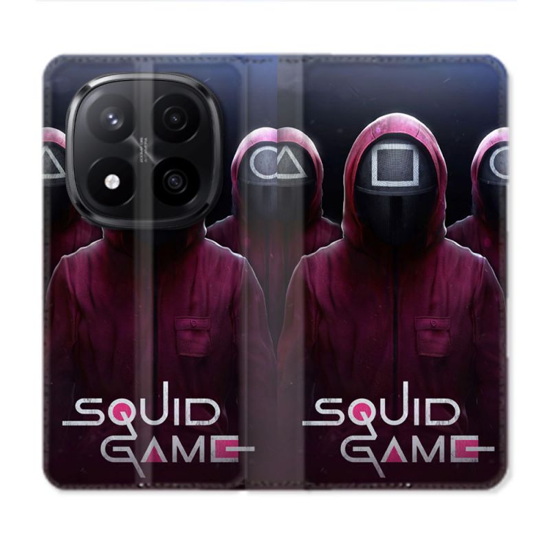 Housse Cuir Portefeuille Pour Xiaomi Redmi Note 14 PRO PLUS 5G Squid Game