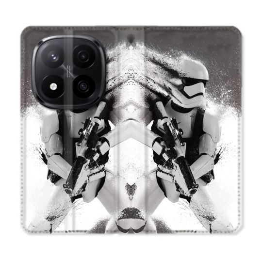 Housse Cuir Portefeuille Pour Xiaomi Redmi Note 14 PRO PLUS 5G Star Wars - Trooper