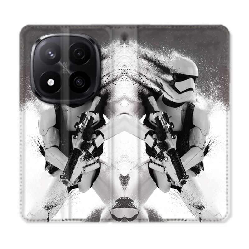 Housse Cuir Portefeuille Pour Xiaomi Redmi Note 14 PRO PLUS 5G Star Wars - Trooper