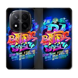 Housse Cuir Portefeuille Pour Xiaomi Redmi Note 14 PRO PLUS 5G Street Art Rap