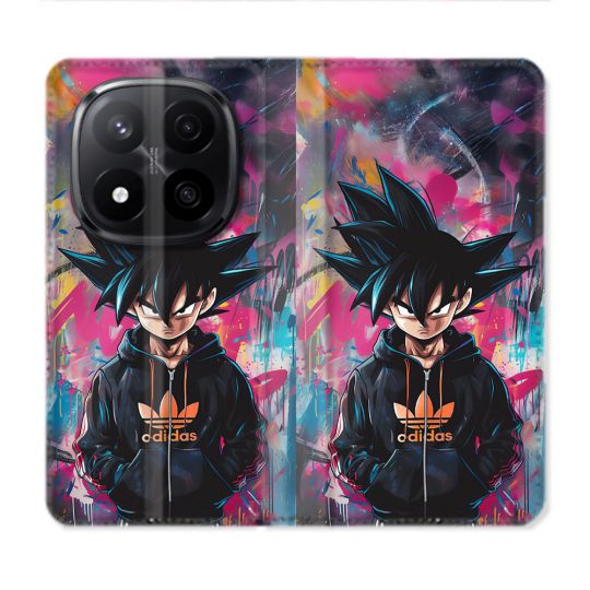 Housse Cuir Portefeuille Pour Xiaomi Redmi Note 14 PRO PLUS 5G Street Art Sangoku