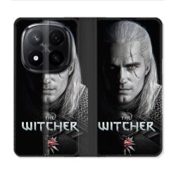Housse Cuir Portefeuille Pour Xiaomi Redmi Note 14 PRO PLUS 5G The Witcher Noir