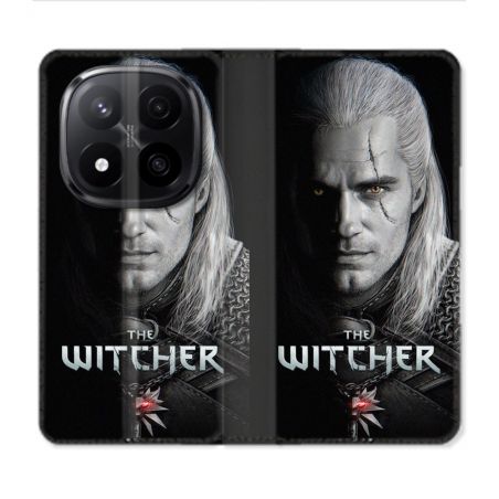 Housse Cuir Portefeuille Pour Xiaomi Redmi Note 14 PRO PLUS 5G The Witcher Noir
