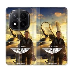 Housse Cuir Portefeuille Pour Xiaomi Redmi Note 14 PRO PLUS 5G Top Gun