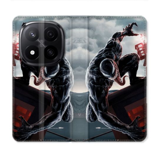 Housse Cuir Portefeuille Pour Xiaomi Redmi Note 14 PRO PLUS 5G Venom