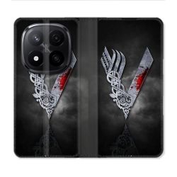 Housse Cuir Portefeuille Pour Xiaomi Redmi Note 14 PRO PLUS 5G Viking