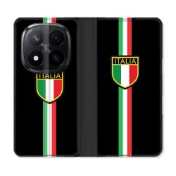 Housse Cuir Portefeuille Pour Xiaomi Redmi Note 14 PRO PLUS 5G Voyage Italie 3 Noir