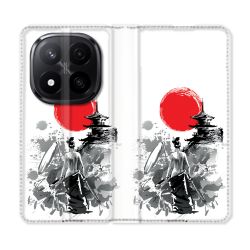 Housse Cuir Portefeuille Pour Xiaomi Redmi Note 14 PRO PLUS 5G Voyage Japon Femme