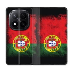 Housse Cuir Portefeuille Pour Xiaomi Redmi Note 14 PRO PLUS 5G Voyage Portugal Drapeau