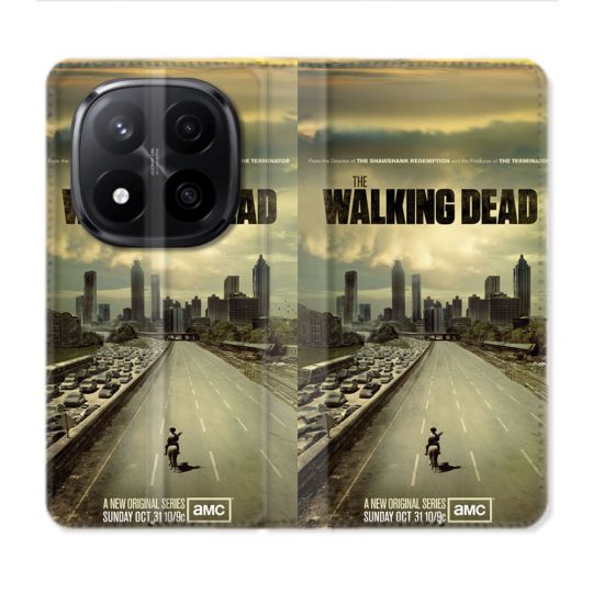 Housse Cuir Portefeuille Pour Xiaomi Redmi Note 14 PRO PLUS 5G Walking Dead