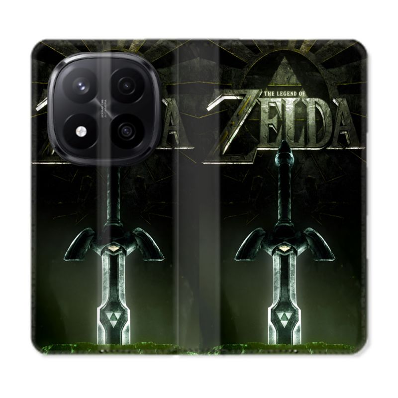 Housse Cuir Portefeuille Pour Xiaomi Redmi Note 14 PRO PLUS 5G Zelda