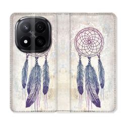 Housse Cuir Portefeuille Pour Xiaomi Redmi Note 14 PRO PLUS 5G Zen Attrape Reve Blanc