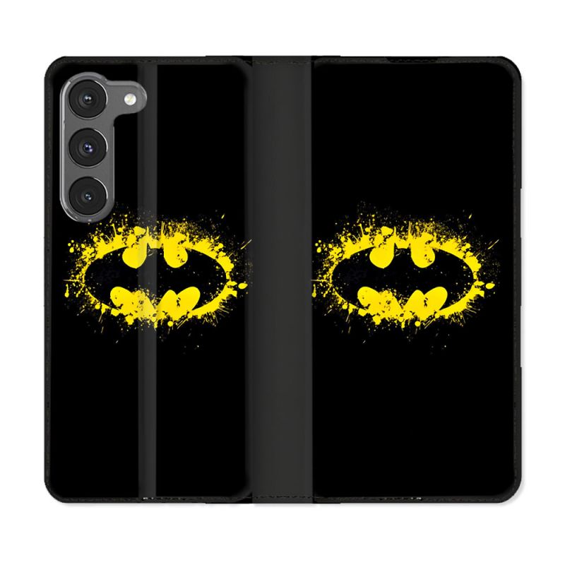 Housse Cuir Portefeuille Pour Samsung Galaxy A26 5G Batman Logo