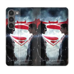 Housse Cuir Portefeuille Pour Samsung Galaxy A26 5G Batman VS Superman
