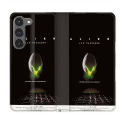 Housse Cuir Portefeuille Pour Samsung Galaxy A36 5G Alien Affiche