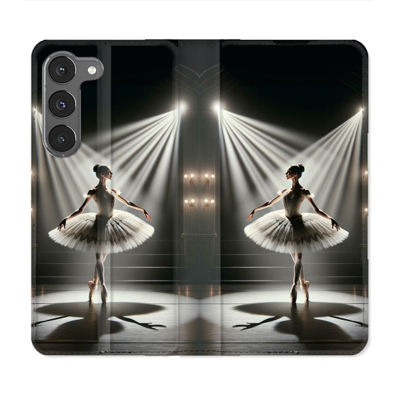 Housse Cuir Portefeuille Pour Samsung Galaxy A26 5G Danseuse Lumière