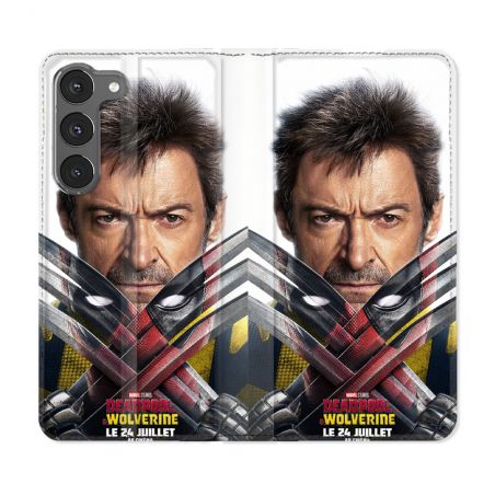 Housse Cuir Portefeuille Pour Samsung Galaxy A26 5G Deadpool Affiche