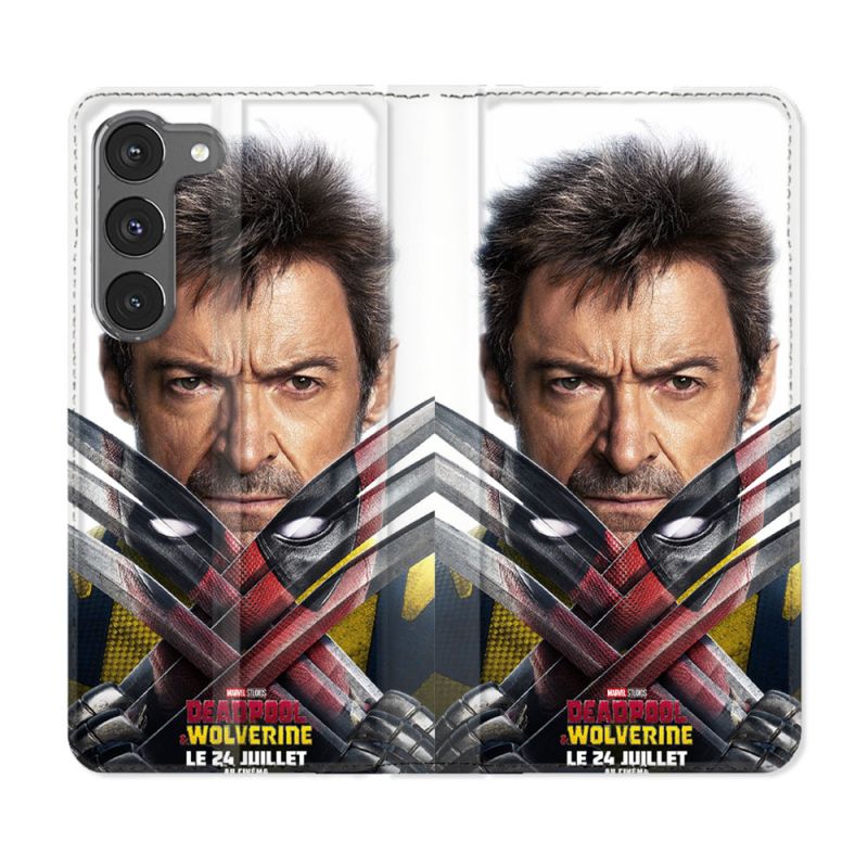 Housse Cuir Portefeuille Pour Samsung Galaxy A26 5G Deadpool Affiche