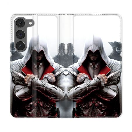 Housse Cuir Portefeuille Pour Samsung Galaxy A36 5G Assassin Creed Mask