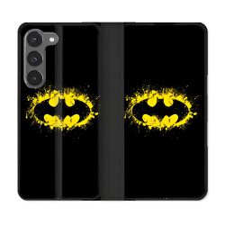 Housse Cuir Portefeuille Pour Samsung Galaxy A36 5G Batman Logo