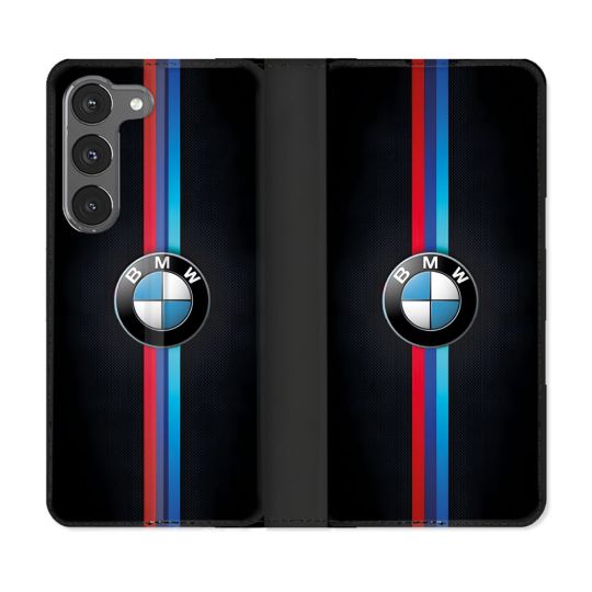 Housse Cuir Portefeuille Pour Samsung Galaxy A36 5G BMW Logo
