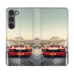 Housse Cuir Portefeuille Pour Samsung Galaxy A36 5G Ferrari F50