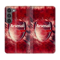 Housse Cuir Portefeuille Pour Samsung Galaxy A36 5G Foot Arsenal