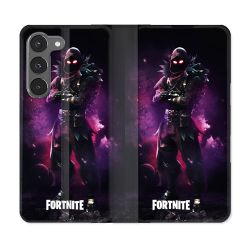 Housse Cuir Portefeuille Pour Samsung Galaxy A36 5G Fortnite Raven