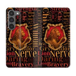 Housse Cuir Portefeuille Pour Samsung Galaxy A36 5G Harry Potter Griffondor