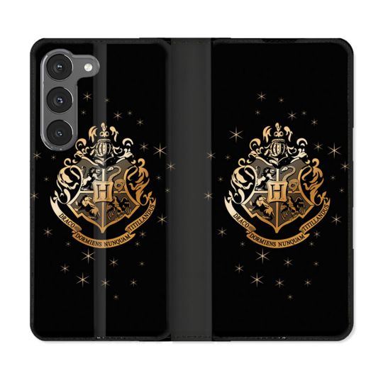 Housse Cuir Portefeuille Pour Samsung Galaxy A36 5G Harry Potter Poudlard