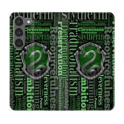 Housse Cuir Portefeuille Pour Samsung Galaxy A36 5G Harry Potter Serpentar