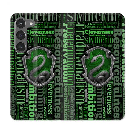 Housse Cuir Portefeuille Pour Samsung Galaxy A36 5G Harry Potter Serpentar