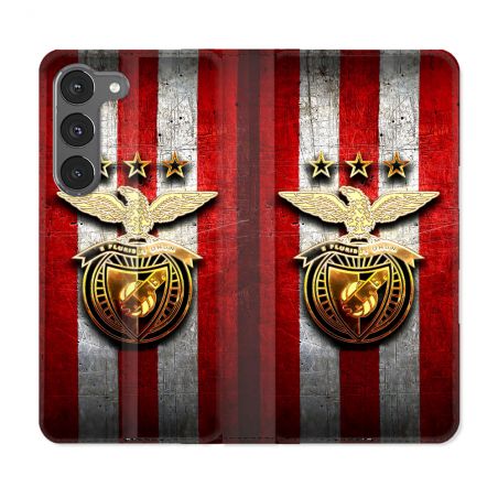 Housse Cuir Portefeuille Pour Samsung Galaxy A26 5G Foot Benfica