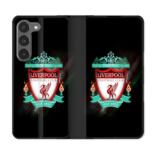 Housse Cuir Portefeuille Pour Samsung Galaxy A26 5G Foot Liverpool