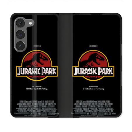 Housse Cuir Portefeuille Pour Samsung Galaxy A26 5G Jurassic Park Affiche
