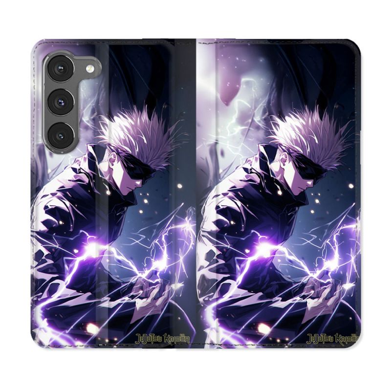 Housse Cuir Portefeuille Pour Samsung Galaxy A26 5G Manga Jujutsu Kaisen Gojo Saturo