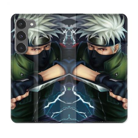 Housse Cuir Portefeuille Pour Samsung Galaxy A26 5G Manga Naruto Kakashi