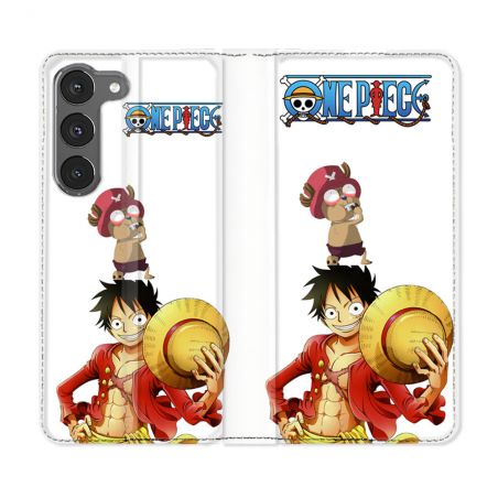 Housse Cuir Portefeuille Pour Samsung Galaxy A26 5G Manga One Piece Chopper