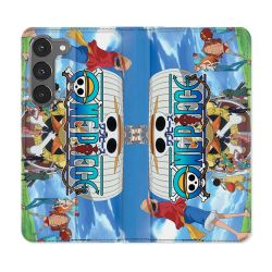 Housse Cuir Portefeuille Pour Samsung Galaxy A26 5G Manga One Piece Sunny