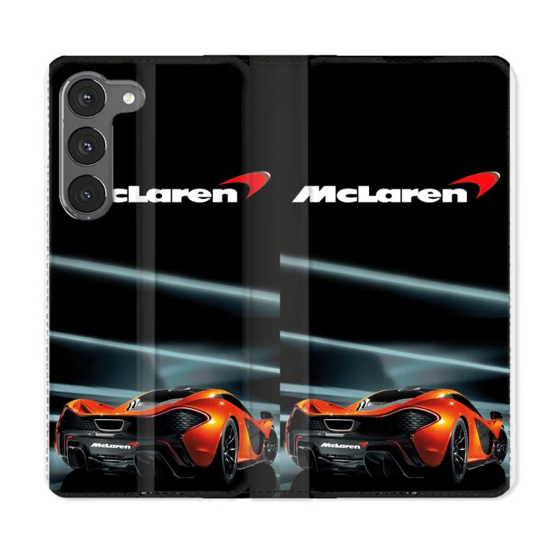 Housse Cuir Portefeuille Pour Samsung Galaxy A26 5G Mc Laren