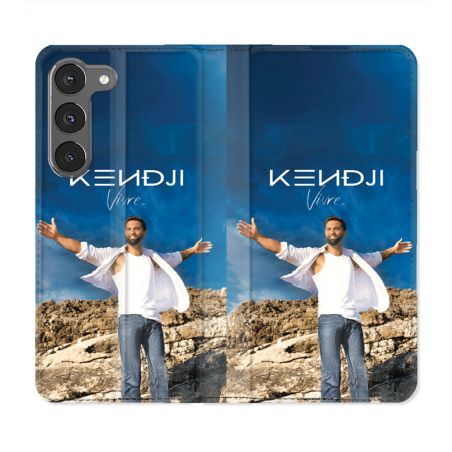 Housse Cuir Portefeuille Pour Samsung Galaxy A26 5G Musique Kendji