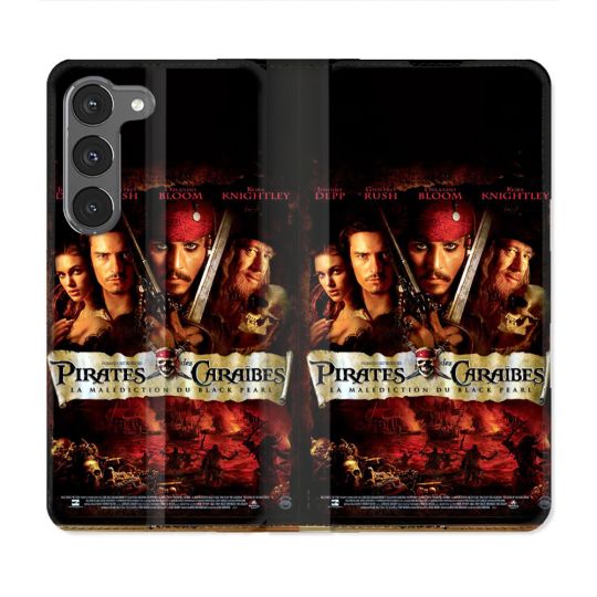 Housse Cuir Portefeuille Pour Samsung Galaxy A26 5G Pirate Des Caraibes