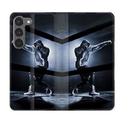 Housse Cuir Portefeuille Pour Samsung Galaxy A26 5G Sport Boxe Poing