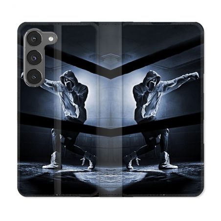 Housse Cuir Portefeuille Pour Samsung Galaxy A26 5G Sport Boxe Poing