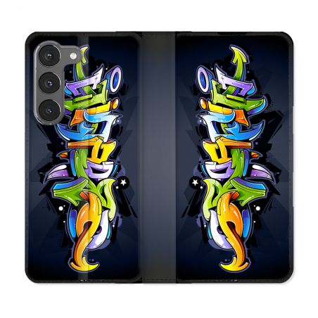 Housse Cuir Portefeuille Pour Samsung Galaxy A26 5G Street Art Graffiti