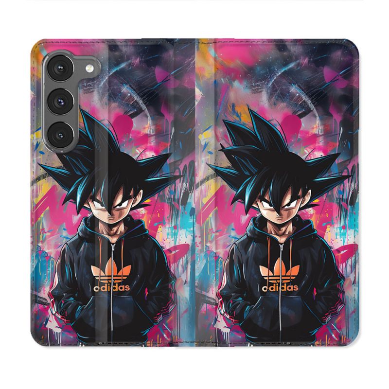 Housse Cuir Portefeuille Pour Samsung Galaxy A26 5G Street Art Sangoku