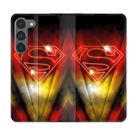 Housse Cuir Portefeuille Pour Samsung Galaxy A26 5G Superman Logo