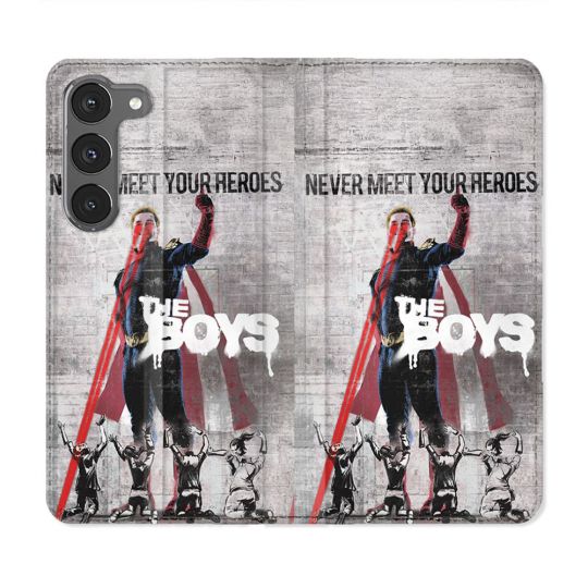 Housse Cuir Portefeuille Pour Samsung Galaxy A26 5G The Boys Affiche
